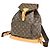 Louis Vuitton Montsouris Monogram GM Marrone