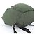 Prada Tessuto Nylon Triangle Logo Leather Backpack Brown Green Khaki - view 4