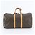 Louis Vuitton Monogram Keepall 55 Tote Marrone - vista 3