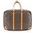 Borsa Boston Louis Vuitton Monogram Sirius 45 in pelle Marrone - vista 3