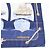 Hermès Foulard di seta Hermes Carre 90 GRAND LARGUE Blu - vista 4