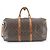 Borsa Louis Vuitton Monogram Keepall Bandoulière 50 Marrone - vista 3