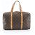 Louis Vuitton Monogram Sac Souple 35 Boston Bag Marrone - vista 3