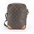 Borsa a tracolla Louis Vuitton Monogram Danube GM in pelle Marrone - vista 3