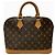 Borsa a mano Louis Vuitton Alma Marrone Monogramma - vista 2