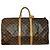 Louis Vuitton Keepall 55 Bandoulière Boston Bag Marrone Monogramma - vista 2