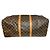 Louis Vuitton Keepall 55 Bandoulière Boston Bag Marrone Monogramma - vista 3