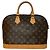Borsa a mano Louis Vuitton Alma Marrone Monogramma