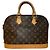 Borsa a mano Louis Vuitton Alma Marrone Monogramma - vista 2