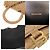 Borsa Balenciaga Hourglass XS in camoscio e strass D'oro - vista 8