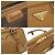 Borsa Prada Re-Edition 1978 Medium Triangle Logo Marrone - vista 8