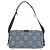Borsa a tracolla Salvatore Ferragamo Gancini in tela e pelle Blu - vista 2