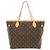Borsa Louis Vuitton Neverfull MM Marrone Monogramma - vista 2