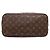 Borsa Louis Vuitton Neverfull MM Marrone Monogramma - vista 3