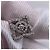 Orecchini De Beers Enchanted Lotus in Platino e Diamanti Argento - vista 9