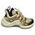Louis Vuitton Archlight Sneaker aus Leder und Monogramm-Canvas Braun Schwarz Beige