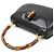 Borsa Gucci Bamboo Mini 2-way Nero - vista 5
