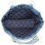 Borsa Tote Chanel in denim blu - vista 5
