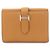 Hermès Cartera tri-fold Hermes Bearn Combination Verso Castaño