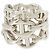 Hermès Hermes Chaine d'Ancre Enchainee GM Ring Silber - Ansicht 3