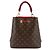 Néonoé Borsa Louis Vuitton Monogram Neo Noe Marrone Rosso Monogramma