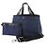 Borsa a mano 2-Way Prada in pelle e denim Nero Blu