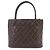 Borsa Tote Chanel Medallion Marrone scuro - vista 2