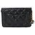 Portafoglio a catena Chanel Matelassé in pelle nera Nero - vista 2