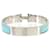 Bracciale Hermès Clic H PM in Blu e Argento - vista 3
