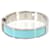 Bracciale Hermès Clic H PM in Blu e Argento - vista 4
