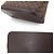Sac à main Louis Vuitton Alma PM Damier Marron Damier ebène - vue 8