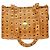 MCM Visetos Leder Handtasche Braun