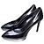 Saint Laurent Pumps aus schwarzem Lackleder