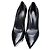 Saint Laurent Pumps aus schwarzem Lackleder - Ansicht 3