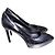 Saint Laurent Pumps aus schwarzem Lackleder - Ansicht 7