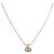 Pendente Christian Dior CD in metallo e cristalli D'oro