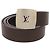 Louis Vuitton Cintura Taiga M9804 Brown Belt Marrone Argento