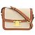 Céline Borsa a tracolla Celine Classic Triomphe in vitello e tessuto Marrone