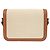 Céline Borsa a tracolla Celine Classic Triomphe in vitello e tessuto Marrone - vista 3