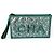 Pouch Chanel in tweed e pelle verde