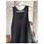 Munthe Plus Simonsen PLU Schwarzes Baumwoll-Maxikleid mit Rüschen - Ansicht 6
