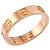 Anello Mini Love Cartier in oro rosa - vista 3
