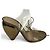 Sandali Gianvito Rossi in PVC e pelle dorata D'oro