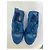 Salvatore Ferragamo blaue Canvas-Sneaker - Ansicht 5