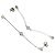 Orecchini Tiffany & Co. By the Yard Drop in diamanti e platino - vista 2