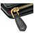Cartera compacta bi-fold de piel con placa de logo Prada Negro - vista 16