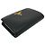 Cartera compacta bi-fold de piel con placa de logo Prada Negro - vista 2