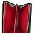 Cartera compacta bi-fold de piel con placa de logo Prada Negro - vista 8