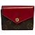 Louis Vuitton Monogram Compact Wallet Braun Fuschia