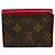 Louis Vuitton Monogram Compact Wallet Braun Fuschia - Ansicht 3